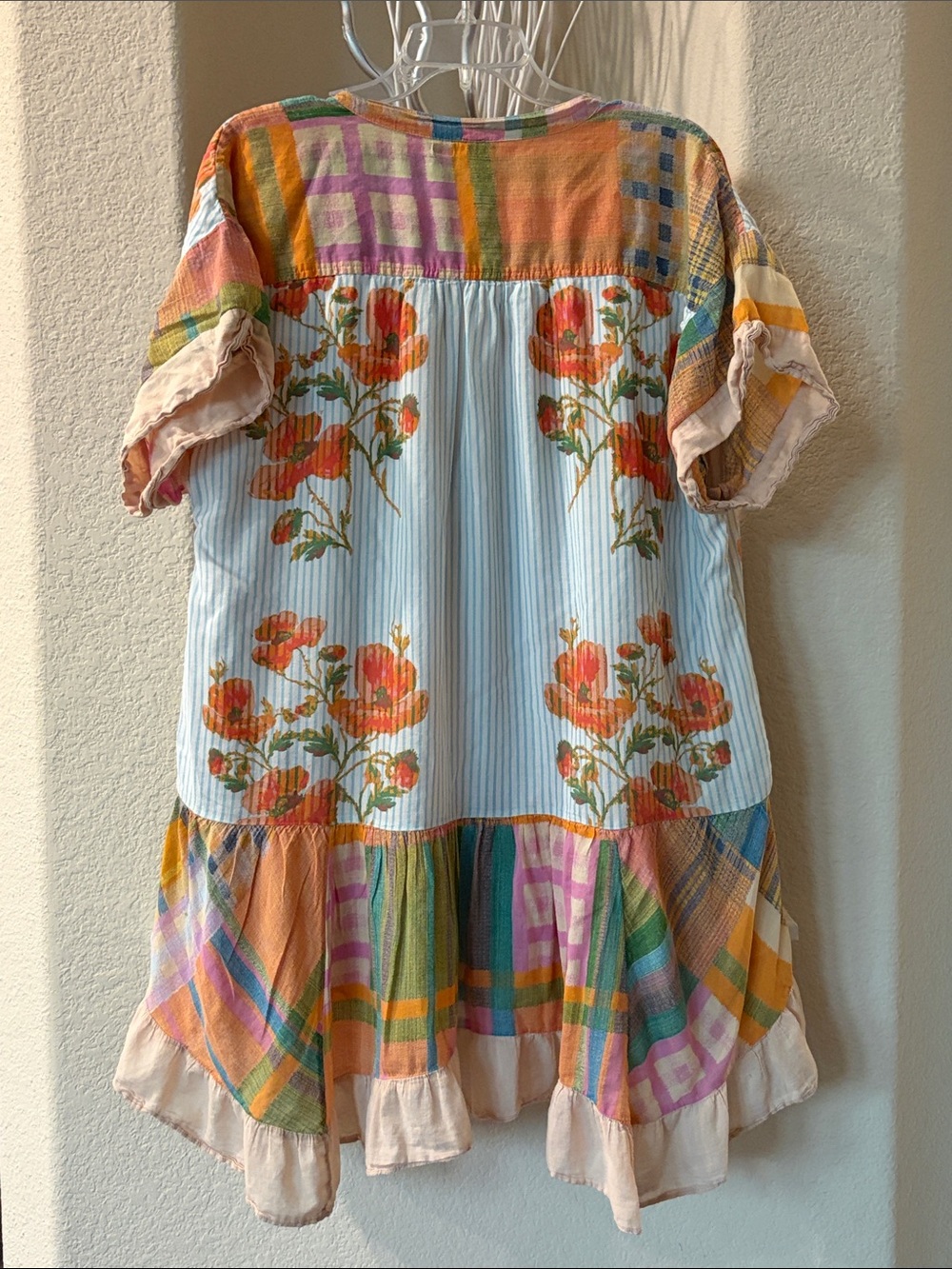 Free People Printed Agnes Dress Size L - Picture 6 of 9